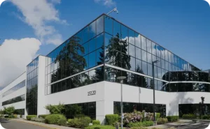 Bürogebäude zur internationalen Holdingstruktur mit Zypern im Zentrum